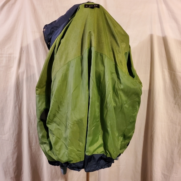 FOG Men's color block hidden hood mesh lined runner Windbreaker jacket LReg - Picture 11 of 12